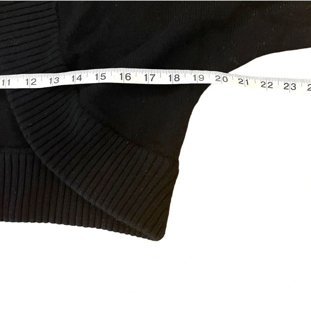 Banana Republic 100% Merino Wool Cardigan with Dolman Sleeves in Black - Picture 4 of 12